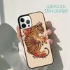 Осенний японский укиё-э Искусство Пантера Тигр Чехол для телефона Cover для iPhone 16 15 12 mini 11 13 14 Pro Max SE2020 6 7 8 Plus Coque