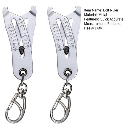 45293 шт. Портативный точный размер резьбы брелок для проверки гаек и болтов