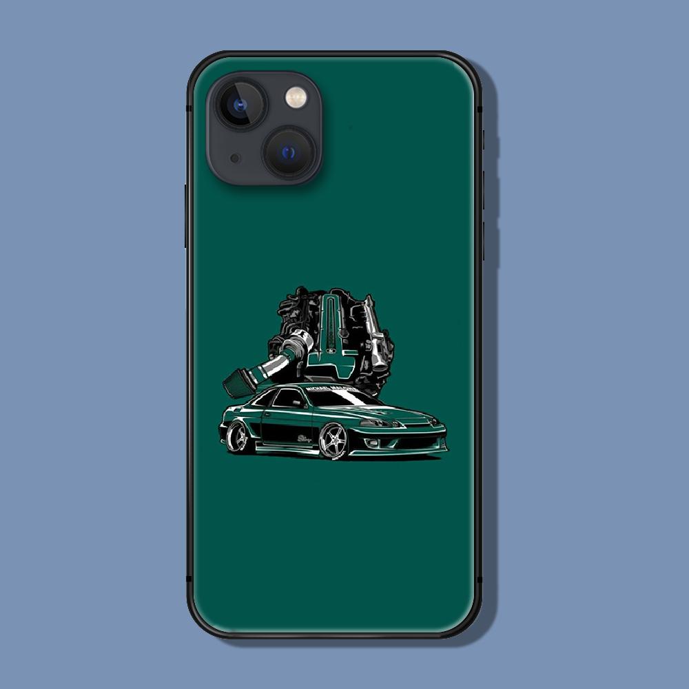 Чехол для телефона Drift Japanese Car Phone Cover Coque для iPhone Xiaomi Mi Samsung Galaxy Redmi Note AS 11 12 13 14 15 22 23 24 5G Pro Plus Max Fe Ultra