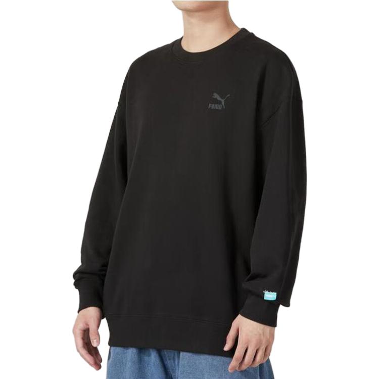 Puma Толстовки Мужские Черные С круглым вырезом Умеренные Другое 624941-01