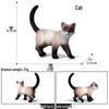 Реалистичная плюшевая игрушка персидской кошки - Короткошерстная деревенская кошка, модель, орнамент