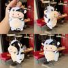 Plush Cow Keychain Cute Animal Pendant For Bags And Gift Giving