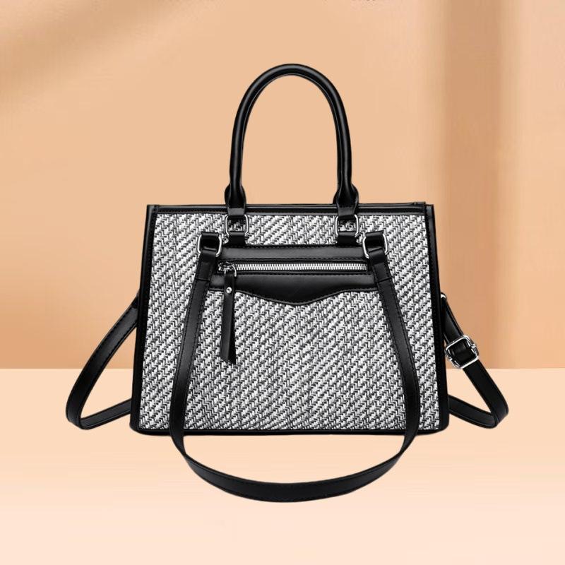 Woven Handbag for Women 2026 New Fashion Large Tote Crossbody Bag Trendy Woven Purse