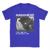 Vintage Radiohead T-Shirt for Men Crew Neck 100% Cotton T Shirt Short Sleeve Tee Shirt Adult Clothing