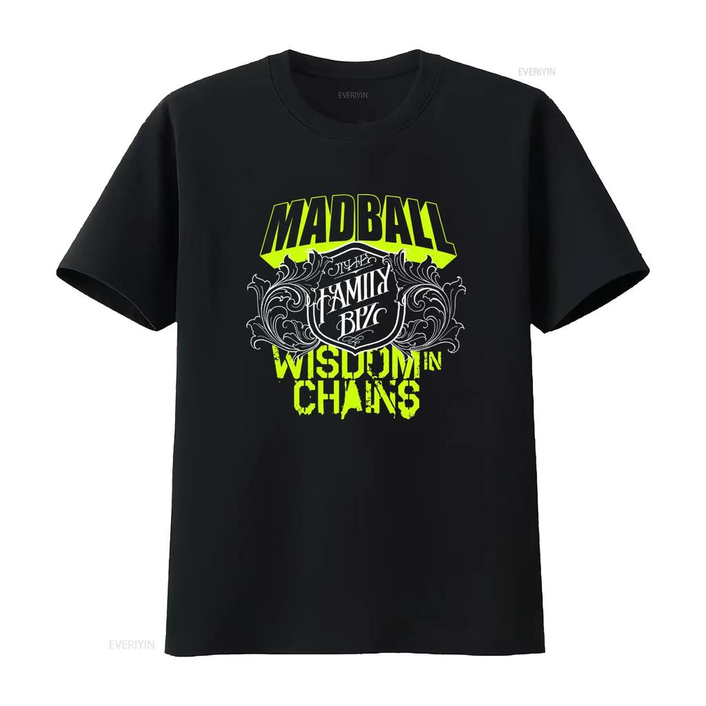 Madball И Wisdom In Chains Семейный Бизнес Принт Футболка Уличная Мода Повседневный винтаж Стиранный графический Унисекс мужской
