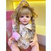 BZDOLL 55 см, полностью силиконовая кукла Reborn для маленьких светлых волос, 22 дюйма, реалистичная кукла для девочек, игрушка-принцесса для малышей Bebe