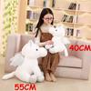 [ 1pc 40cm Kawaii Soft Plush Horse With Wings Staffed Cute Animal Cartoon Unicorn Plush Toys Lovely 