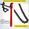 12 Inch Heavy-Duty Ratcheting Chain Wrench Reversible Oil Filter Tool Pipe Fittings Tools Fit Oil Filter Chain Wrench Pliers