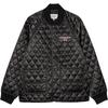 FW25 Подкладка для выпускников Свободный крой Реглан Ромбовидная стежка Длинный рукав Воротник в рубчик Вышивка с графическим рисунком Куртка Мужские куртки I035146-89-XX