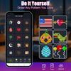 400LEDs Smart Curtain Lights Bluetooth App Control DIY LED Light String Window Bedroom Decor Music Sync RGB Fairy Lights
