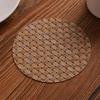 1 шт. ПВХ тканые подставки под стаканы для ресторанов изоляционная подкладка для воды теплоизоляция нескользящий коврик для стола