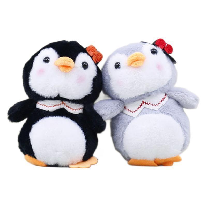 Adorable Cute Penguin Plush Toy Keychain Doll With Soft Short Fur And Colorful Hats