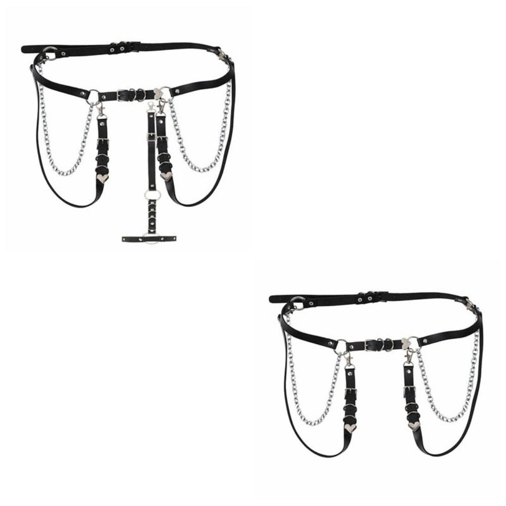 Metal Waist Chain Punk JK Leg Loop Leg Accessories Skirt Belt Dress Accessories