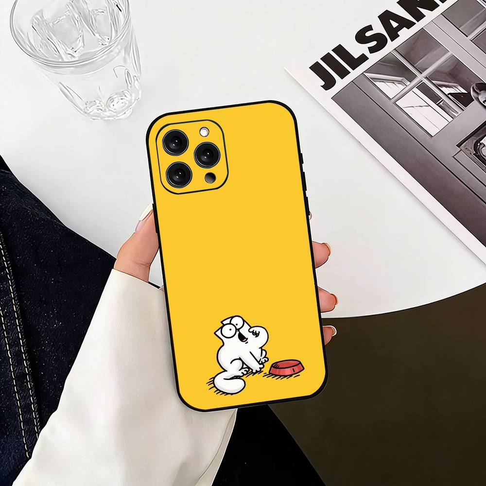 Чехол для телефона S-Simons And Cats-s Силиконовый Мягкий Для IPhone 17 16 15 14 13 12 11 X XR Plus Pro Max Plus