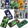 Мультяшный Чехол Naruto Rock Lee Kakashi для Samsung Galaxy A25 A37 A57 A12 A14 A31 A41 A50 A51 A70 A71 A72 A21S M15 Note 20 9 8 10