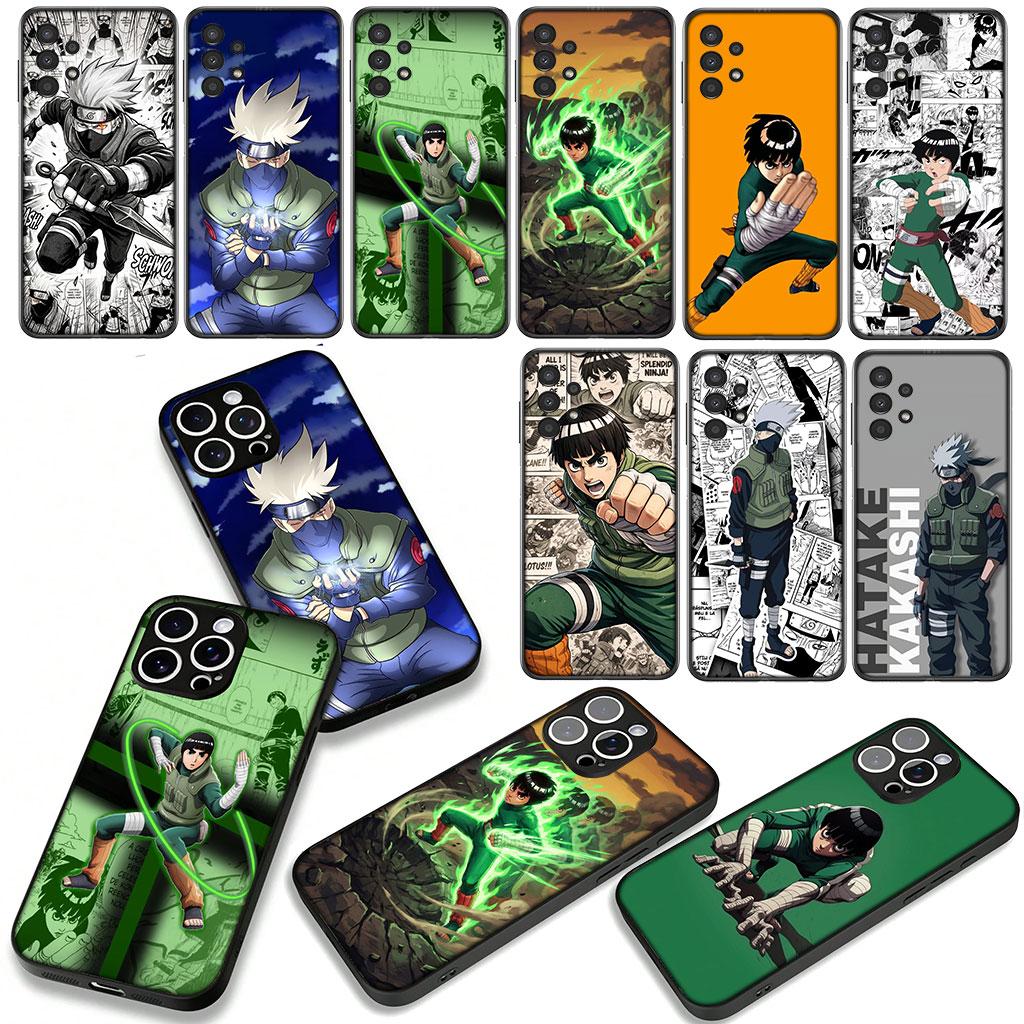 Мультяшный Чехол Naruto Rock Lee Kakashi для Samsung Galaxy A25 A37 A57 A12 A14 A31 A41 A50 A51 A70 A71 A72 A21S M15 Note 20 9 8 10