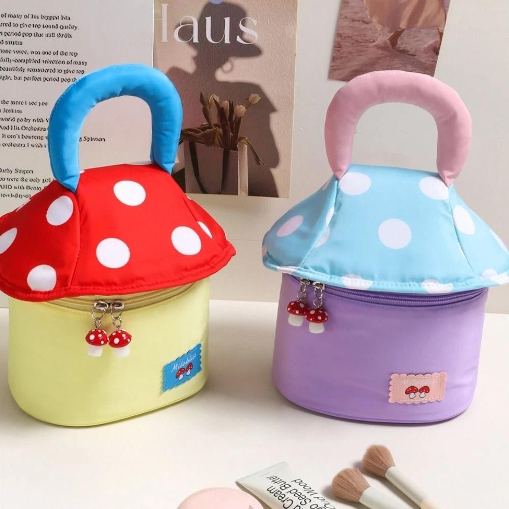 Multifunctional Handheld Cosmetic Case Large Capacity Toiletry Bag Kawaii Cute Makeup Bag Outdoor