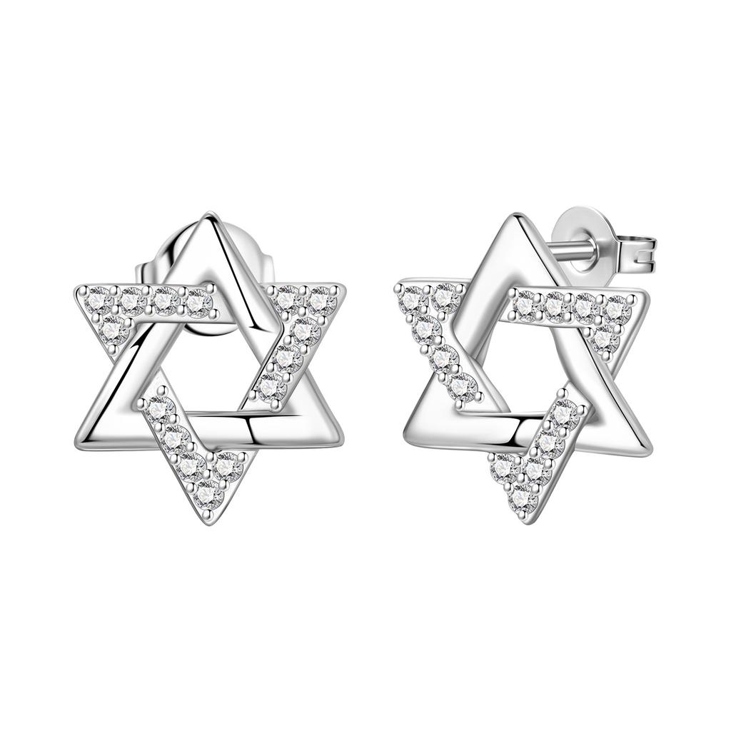Orstarry S925 Silver Gold Classic Knot Stud Earrings For Lady S925 Jewelry Party Anniversary Trendy Gifts