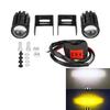 2Pcs Fisheye Lens Motorcycle Mini Driving Light LED Headlight Projector  Motorcycle Lighting