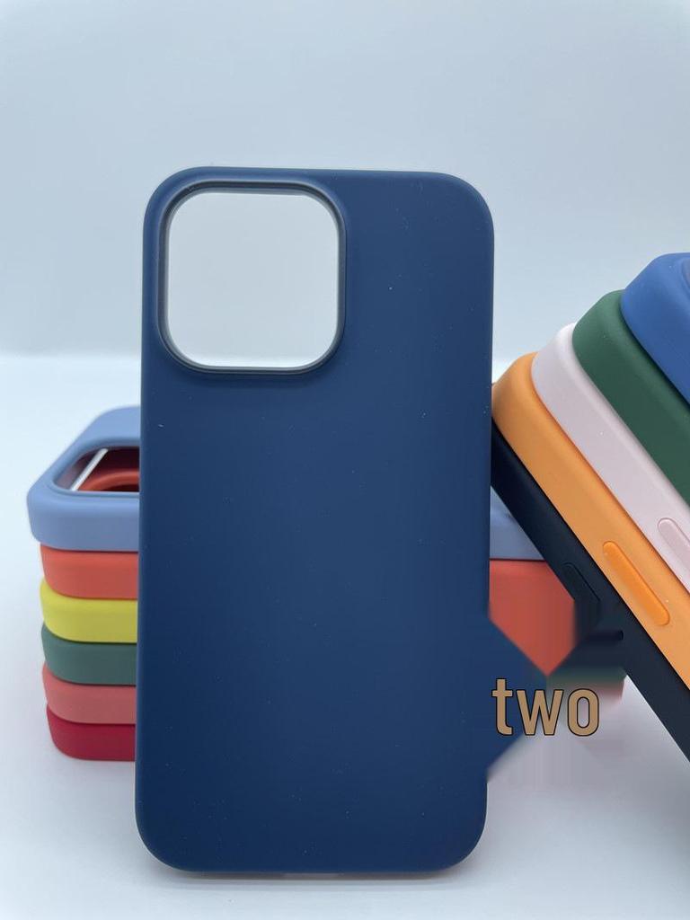 Чехол из жидкого силикона Apple 13 Pro Max с выдвижным окном и полным покрытием