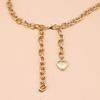 Versatile Waist Chain Belt Alloy Metal Waist Chain Fashion Heart Pendant Waist Chain  For Women