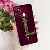 For OPPO A53 A32 A33 (2020) Royal Crown Initial Letter Couple Phone Case For Oppo A53 CPH2127 CPH2131 Soft Silicone TPU Bumpers