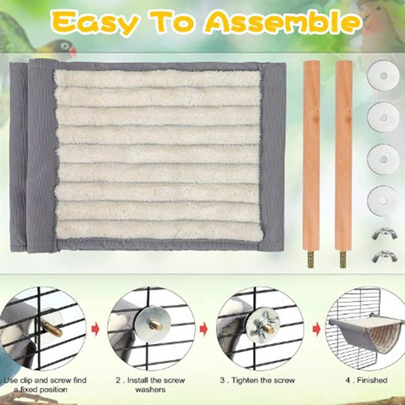 Птичье гнездо, дом, сарай, хижина, подвесная клетка, плюшевая пушистая хижина для птиц, убежище для попугая, аксессуары для птичьей клетки, зимнее теплое гнездо для попугая