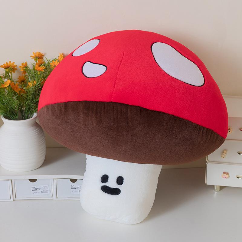 Sam's same vegetable series throw pillow green onion tomato peanut mushroom doll cushion plush toy