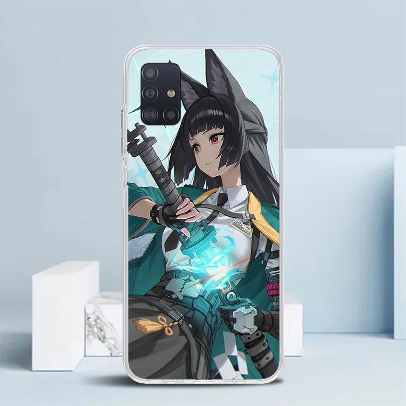 Hoshimi Miyabi Zenless Zone Zero ZZZ Мягкий чехол для Samsung Galaxy A12 A22 A32 A52 A72 A02S Чехол для телефона Note 20 Ultra 10 S10 Plus