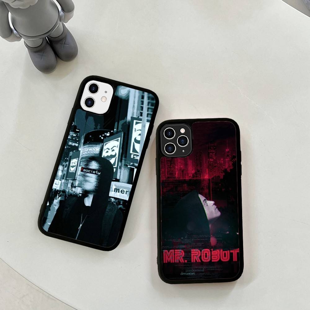 Чехол для телефона Mr Robot Fsociety с поддержкой беспроводной зарядки PC+TPU для iPhone 11 12 13 14 15 16 17 Pro Max Plus