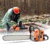 1 Set 58cc 20 Inch Gasoline Chainsaw High Power Gas-powered Fast Cutting Labor-saving Gas Sawing Handheld Cutting Wood Chainsaw Logging Machine