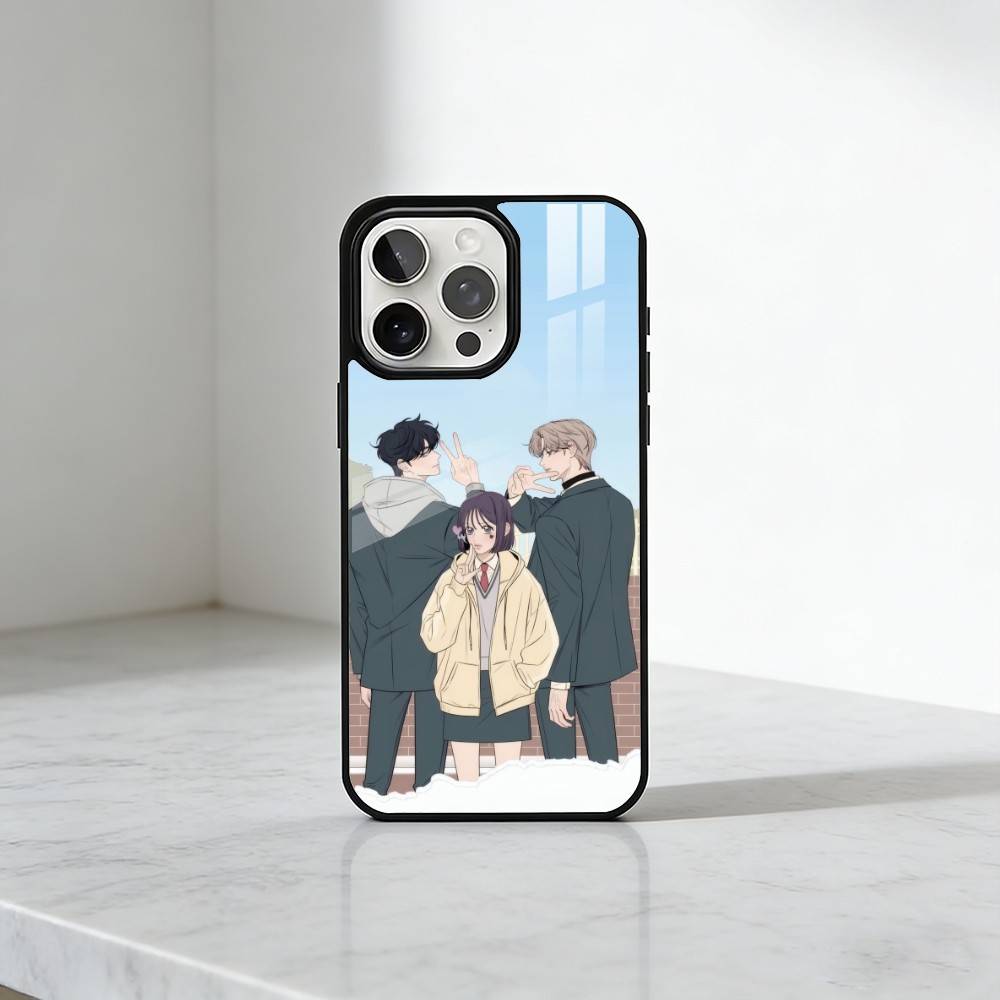 Чехол для телефона Shim Su-ae Aniem O-Operation T-True-Love для iPhone 17, 16, 15, 14, 13 Plus, Pro Max Магнитный для Magsafe Беспроводная зарядка
