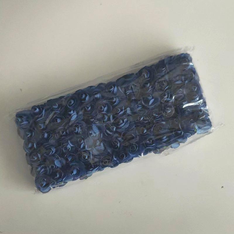 144 шт./упаковка сливовые розы маленькие бумажные цветы имитация цветка подарочная коробка конфет декоративная гирлянда ротанговый головной убор своими руками