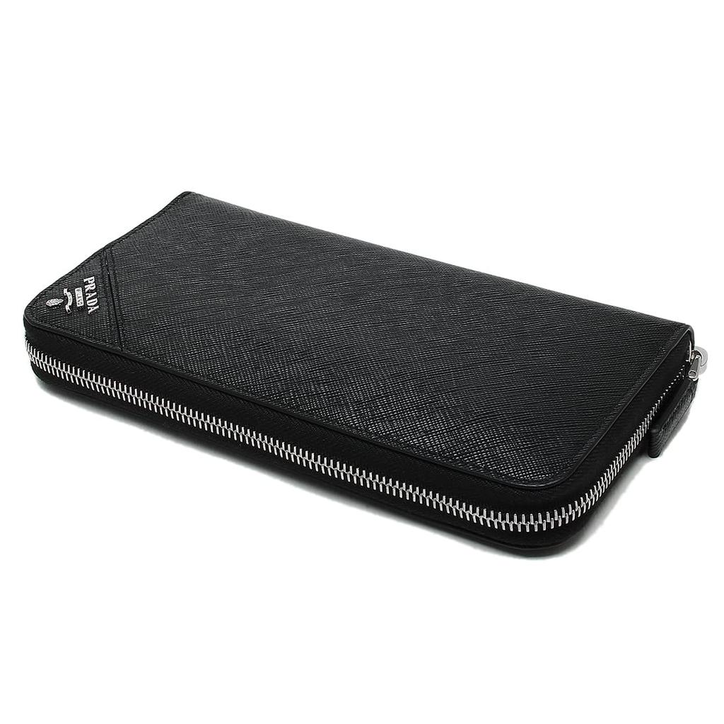 Long Wallet Saffiano 2ML188 2ML317 2ML506 QHH QME Black [Prada] Men's (2) NERO(F0002) [Item]