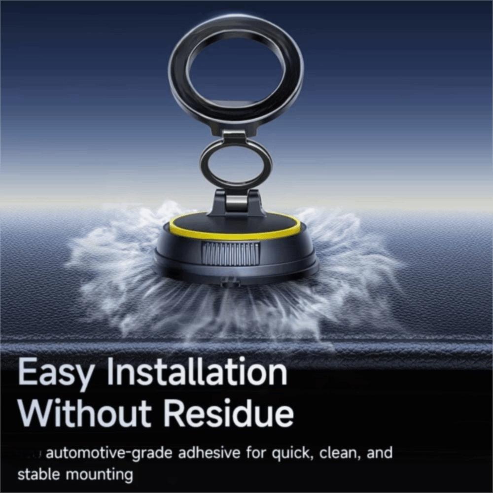 Vacuum Suction Cup Magnetic Car Phone Holder 360 Rotation Vacuum Car Phone Mount Car Dashboard
