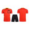 New football referee suit, referee jersey, foreign trade short-sleeved football match sports training suit printing