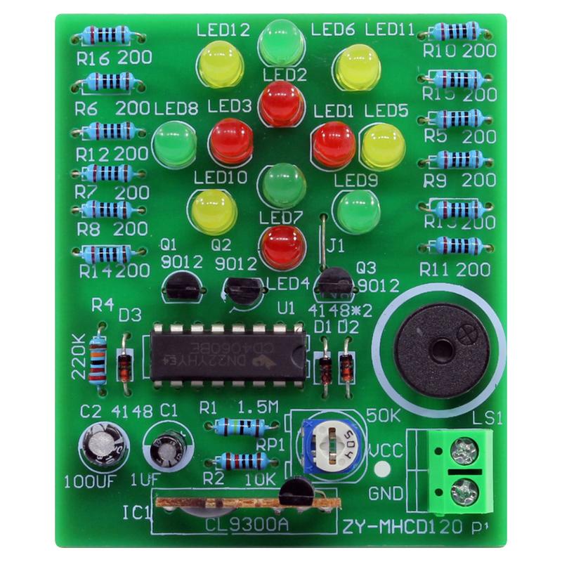 Стиль DIY Электронный набор Фонарь мечты Музыкальная шкатулка Пайка Обучение пайке Печатная плата Схема Пайка Практическая плата