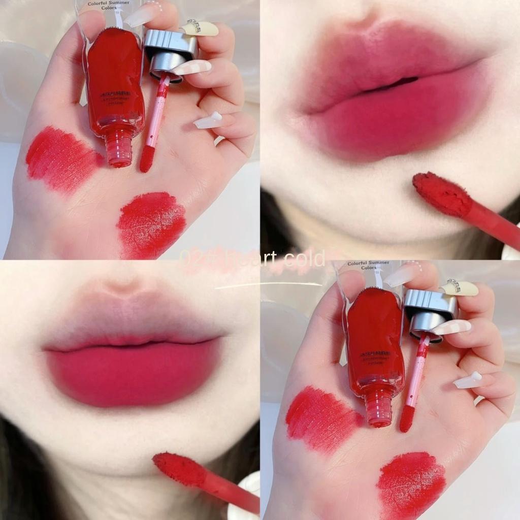 Ice Lip Slime Бархатная матовая глазурь для губ Увлажнение и увлажнение Блеск для губ Водостойкая помада с антипригарным покрытием Стойкая фиксация женская косметика