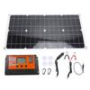 Solar Panel Controller Kit 25W Water Resistant Solar Panel Charger with Controller for Camping