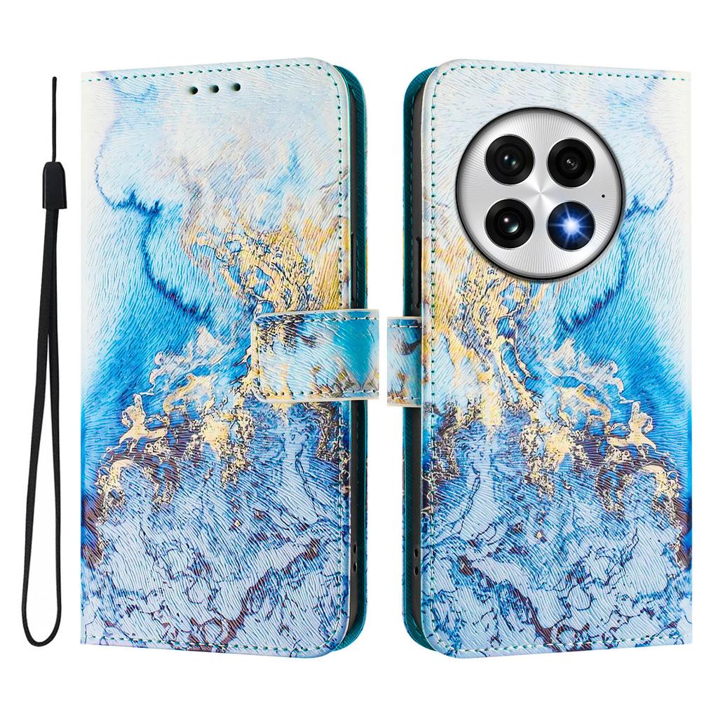 Роскошный кожаный чехол-кошелек цвета морского мрамора в стиле книги из искусственной кожи для Oneplus 9R, 8T, Nord CE2 5G, Nord 2T, Nord N300, Oneplus 11 12...