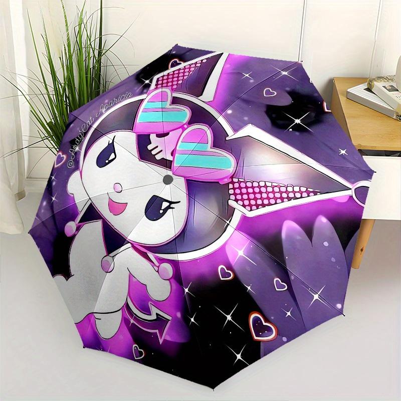 1pc Kawaii Unicorn Heart Adventure Umbrella with Plastic Handle,Suitable for All Seasons Home Travel Outdoor UmbrellaSanlio112