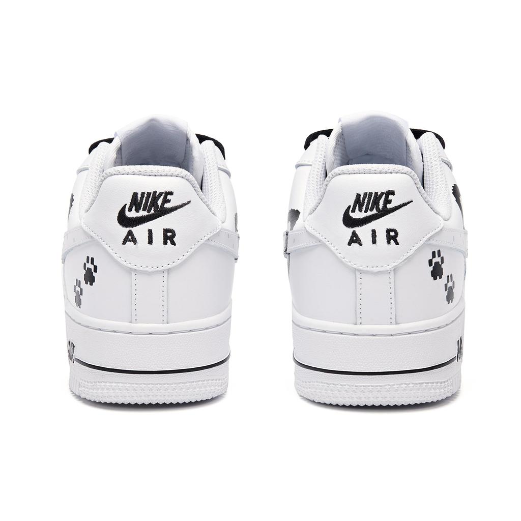 Nike Кроссовки Air Force 1 Низкие Устойчивые к истиранию Для скейтборда Унисекс Белый Черный CW2288-111(Команда943-)