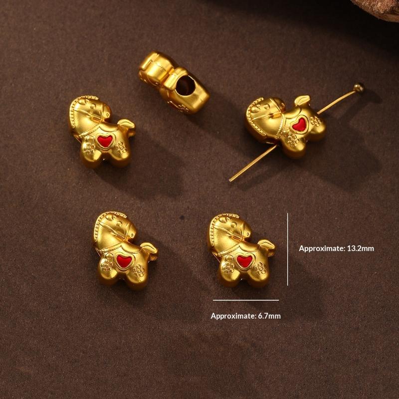 5 шт. Подвески-пони из цинкового сплава с покрытием, Шармы для DIY Ожерелья, Браслета, Серьг, Аксессуар