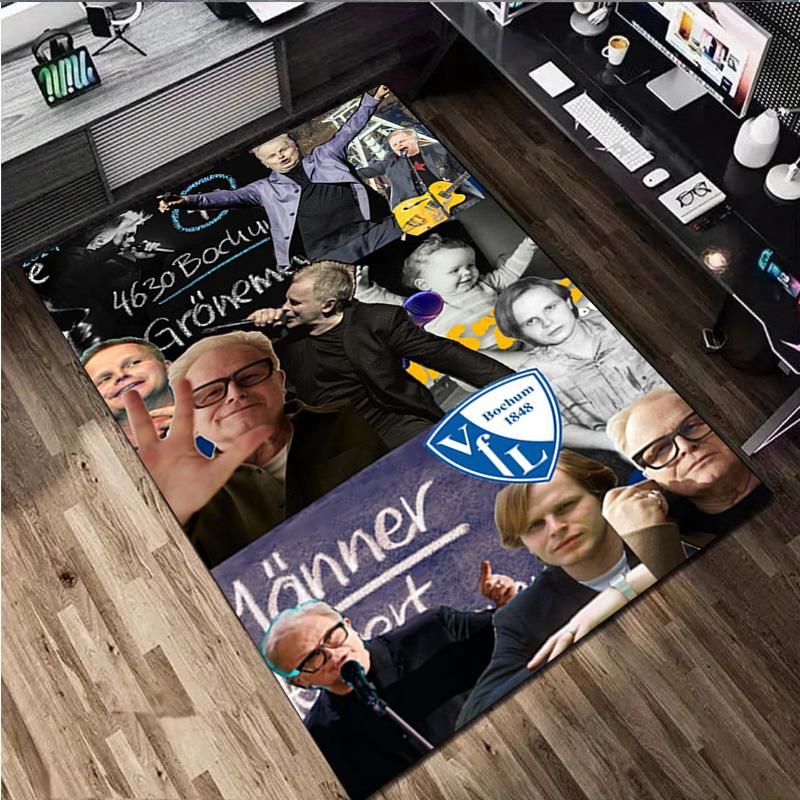 Herbert Gr?nemeyer Carpet Office Decorative Carpet For Living Room Bedroom Door Mat Floor Rug Computer Chair Area Rug perfect holiday gift