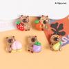 10Pcs/Set Capybara Resin Accessories Children'S Diy Accessories Home Decoration Small Ornaments
