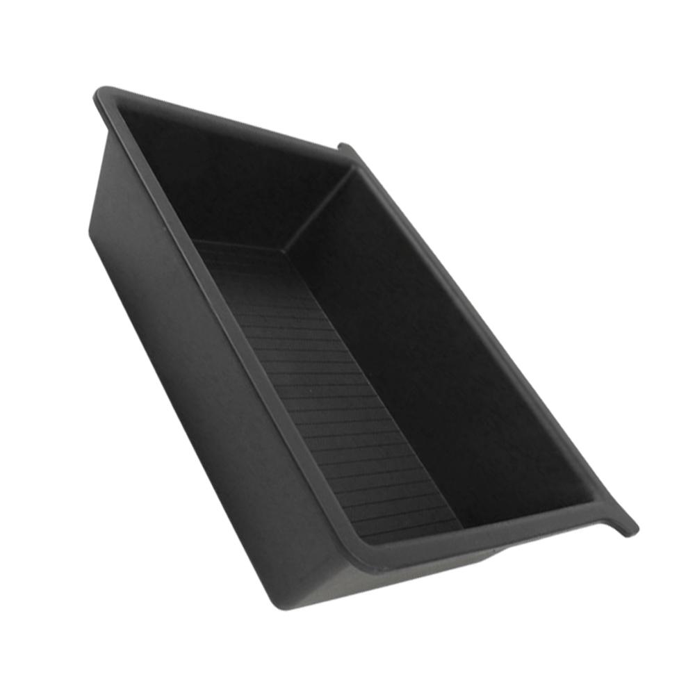 Для Tesla Model X ящик для хранения под сиденьем, органайзер из ТПЭ + АБС, поддон для ящика под сиденьем, аксессуары для интерьера модели X