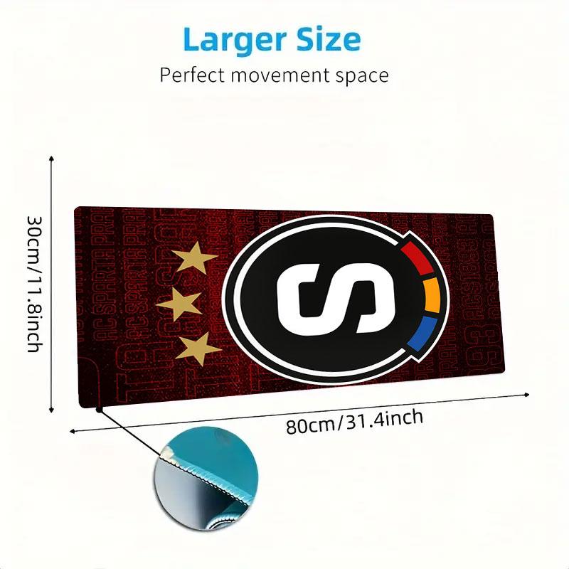 Prague Mouse Pad, Large Gaming Desk Mat, Non-slip XXL Mousepad for Laptop & Tablet, Mini PC Playmat with Stitched Edges