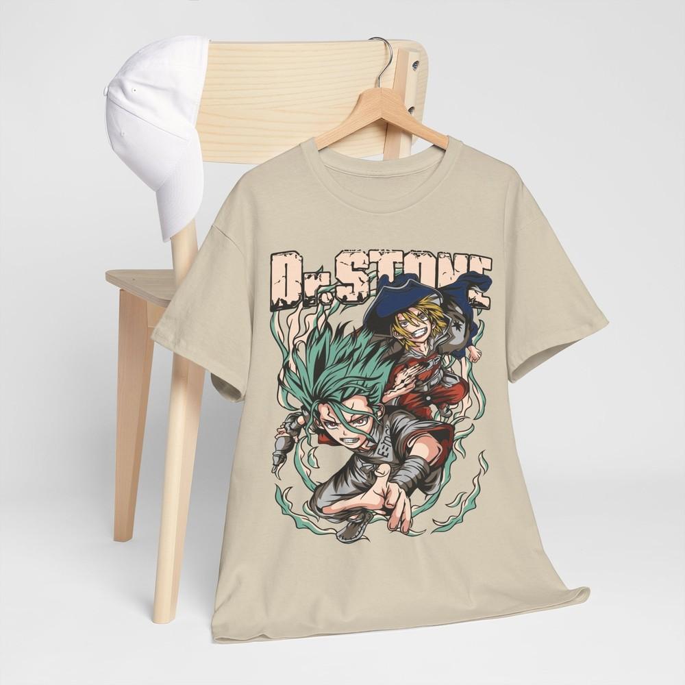 Футболка Dr Stone Сенку Исигами Рюсуй Асагири Сэю Винтажная Футболка Все Размеры