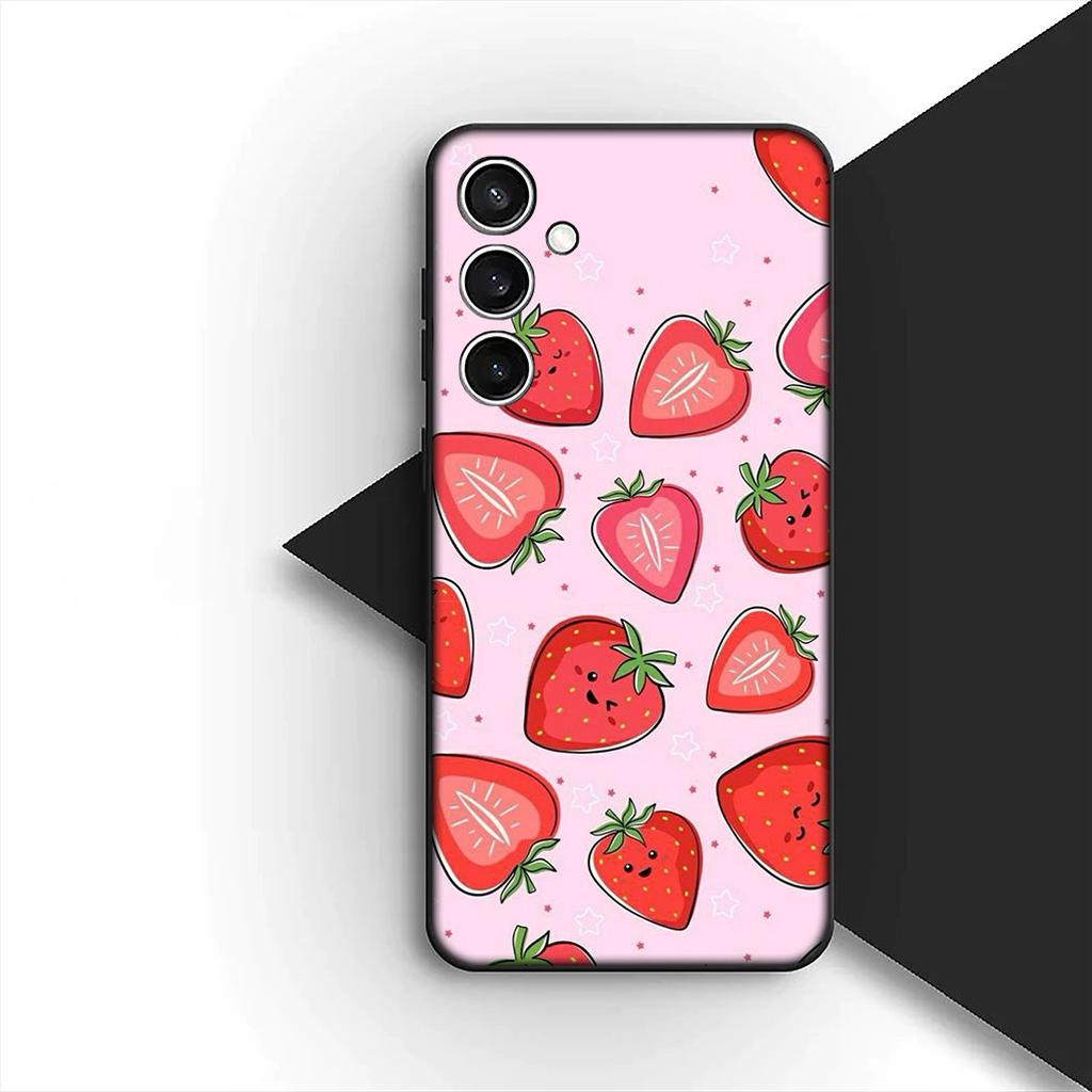 Cover for OPPO A80 A18 A16 A40 A17 A15 A38 A78 A79 A54 A57 A12 A60 4G 5G Phone Case Cherry Fruit Summer Strawberry Cherries
