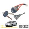 Front Left Door Lock Kit Ignition Switch For ELANTRA MD 2010-2015 81910-3XA00 81970-3XA00 Car Replacement Parts
